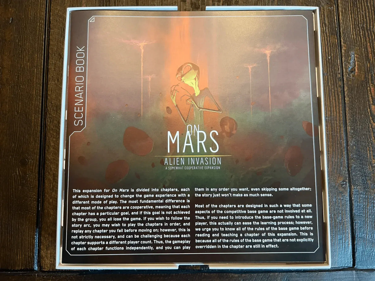 On Mars: Alien Invasion Board Game Insert / Organizer