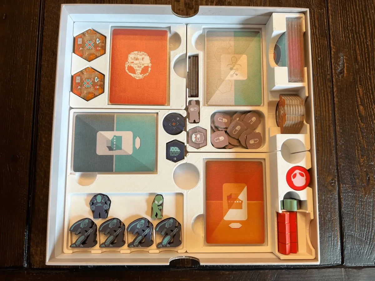 On Mars: Alien Invasion Board Game Insert / Organizer
