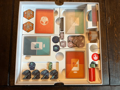 On Mars: Alien Invasion Board Game Insert / Organizer