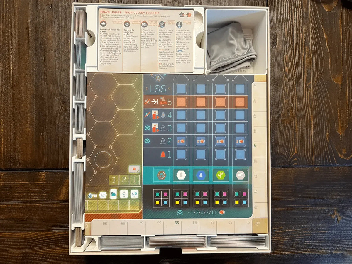 On Mars (Lacerda) Board Game Insert / Organizer