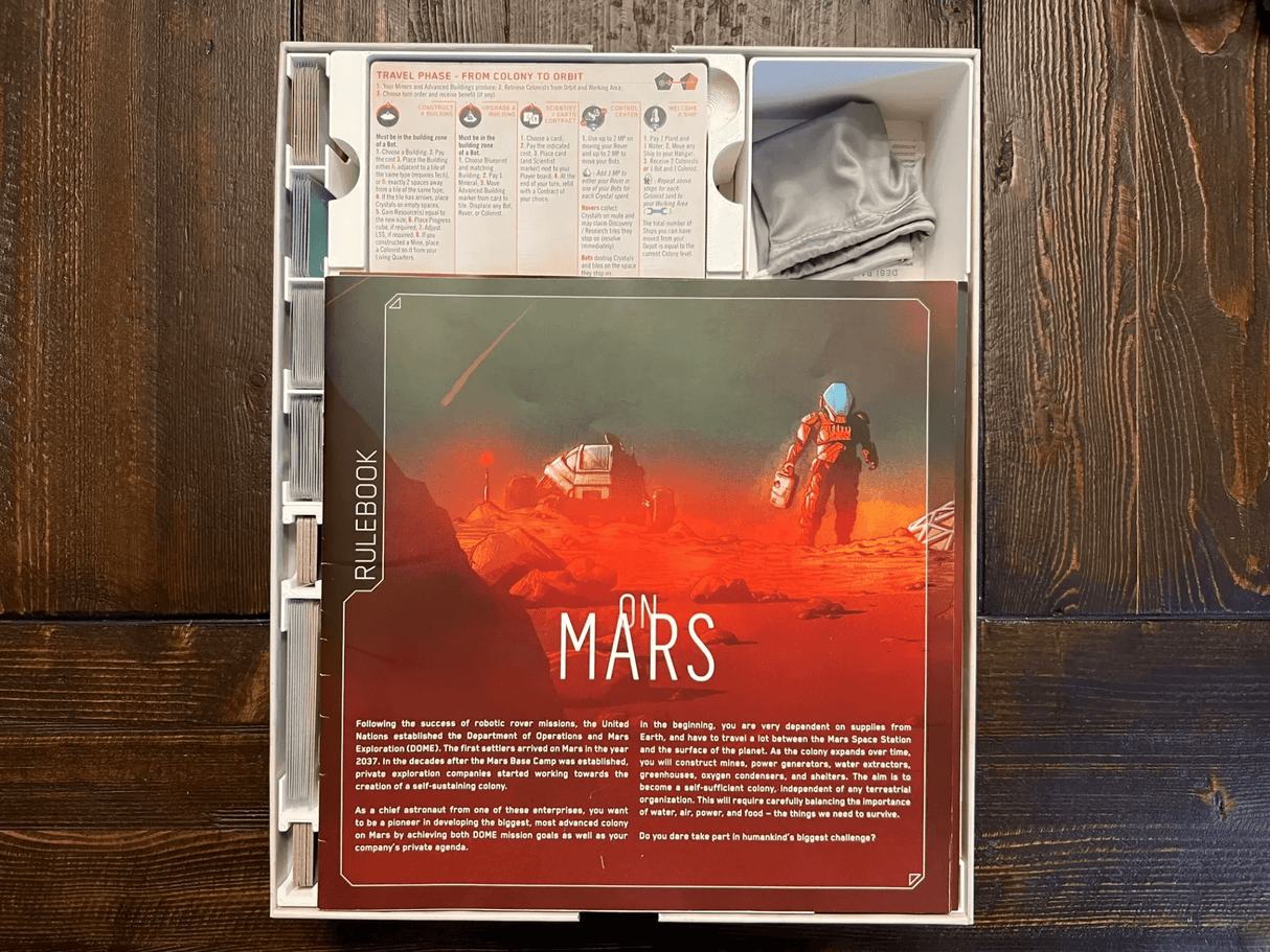 On Mars (Lacerda) Board Game Insert / Organizer
