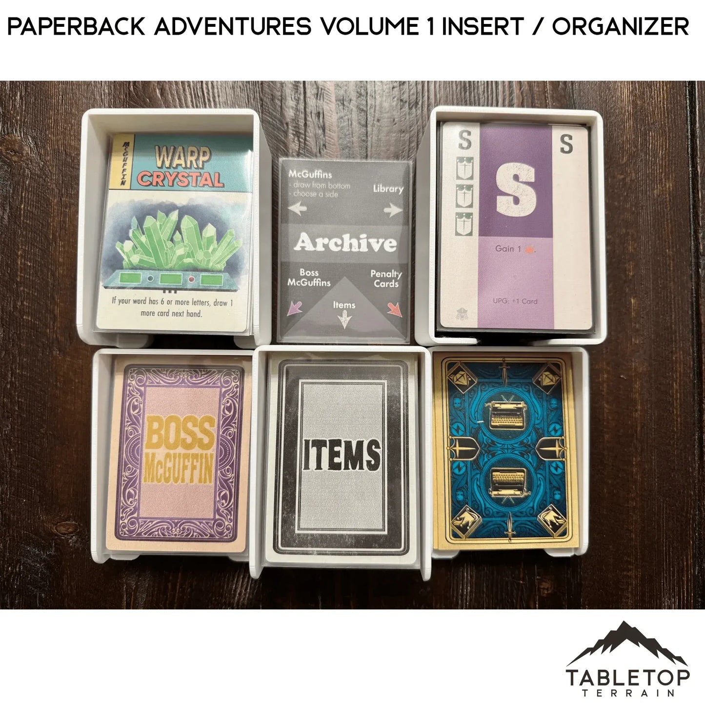 Paperback Adventures Volume 1 Insert / Organizer