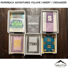 Paperback Adventures Volume 1 Insert / Organizer