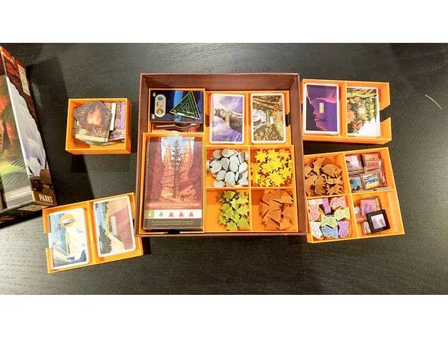 Parks + Nightfall Expansion Board Game Insert / Organizer