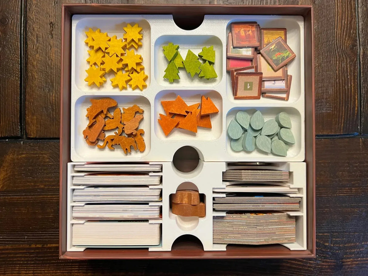 Parks with Nightfall and Wildlife Expansions Board Game Insert / Organizer