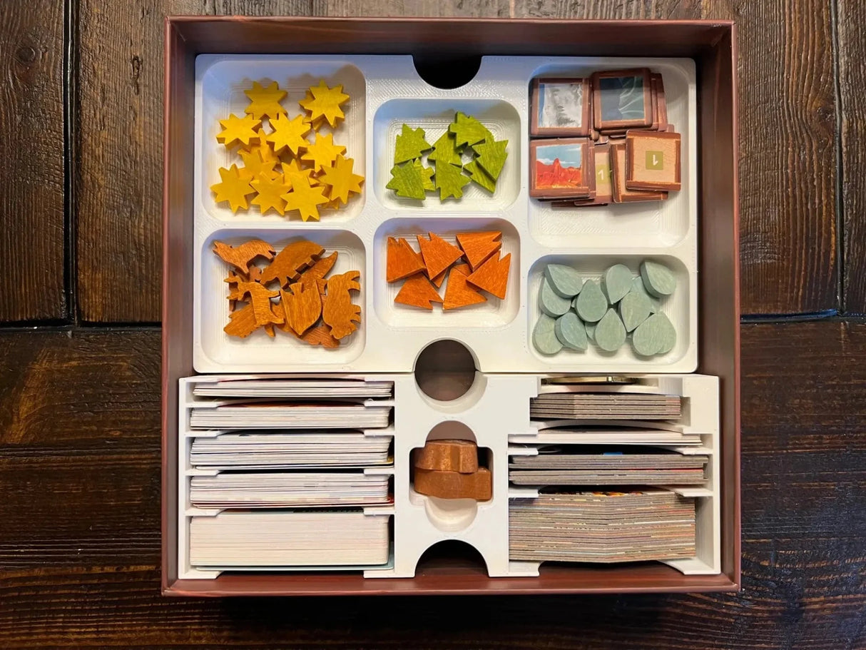 Parks with Nightfall and Wildlife Expansions Board Game Insert / Organizer