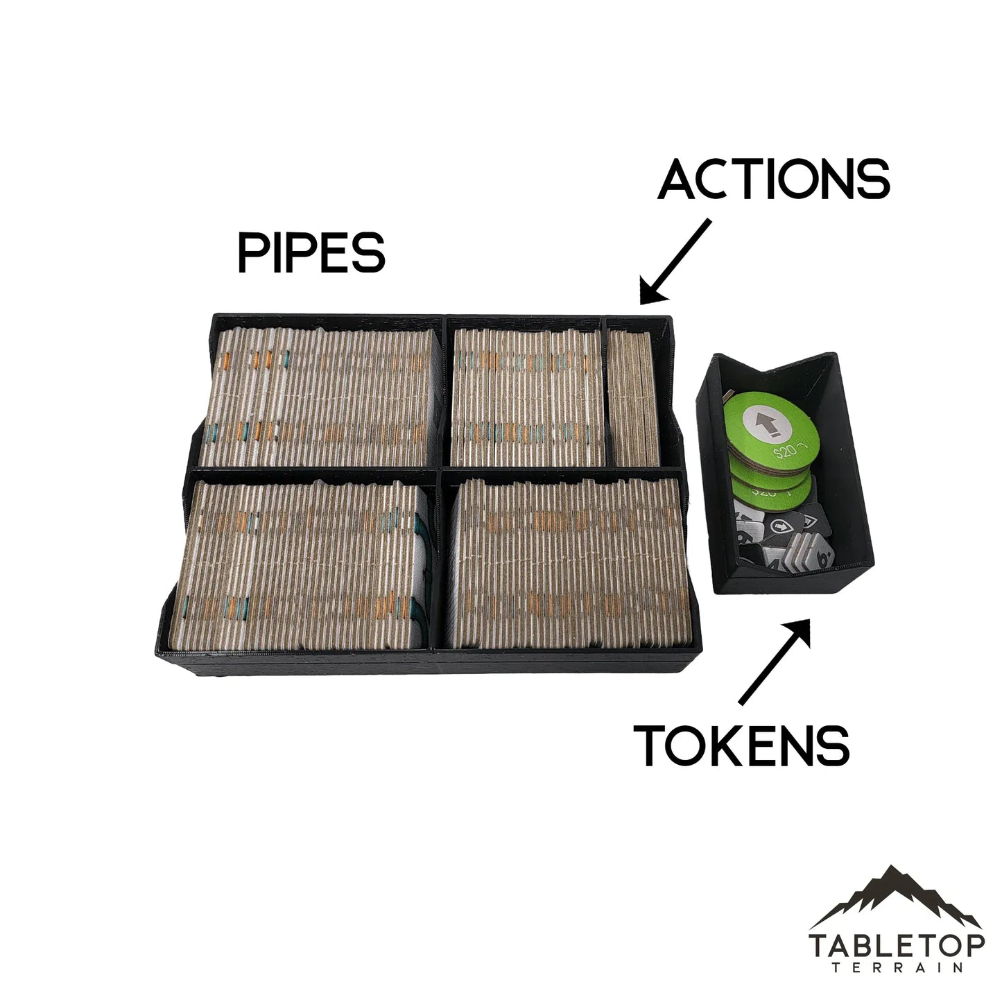 Pipeline + Emerging Markets Board Game Insert / Organizer
