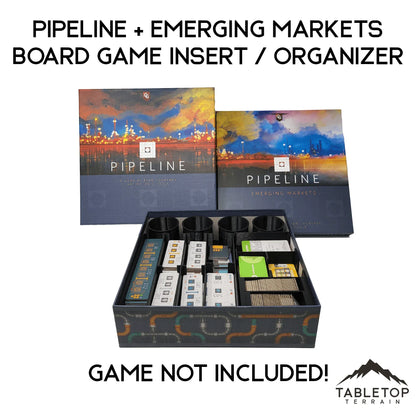 Pipeline + Emerging Markets Board Game Insert / Organizer