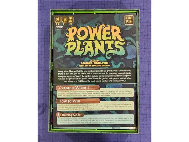 Power Plants Deluxe Edition Board Game Insert / Organizer