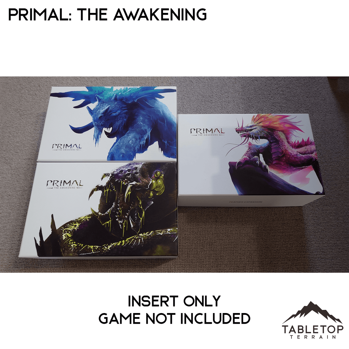 Primal: The Awakening Board Game Insert / Organizer