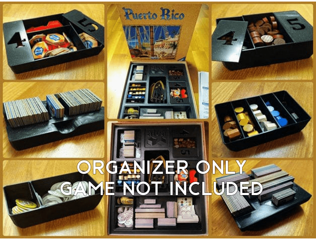 Puerto Rico (Alea version)  Board Game Insert / Organizer