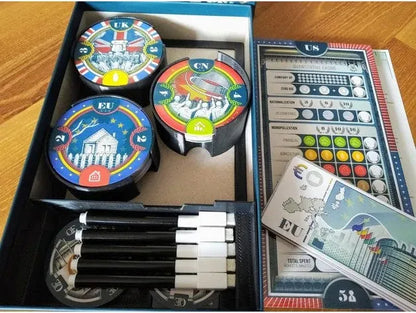 QE (Quantitative Easing) Board Game Insert / Organizer