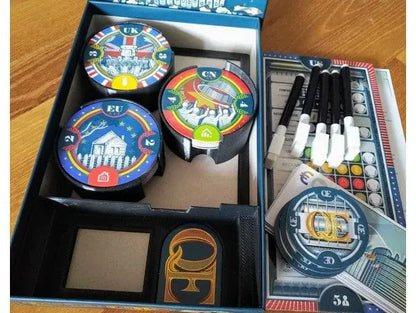 QE (Quantitative Easing) Board Game Insert / Organizer