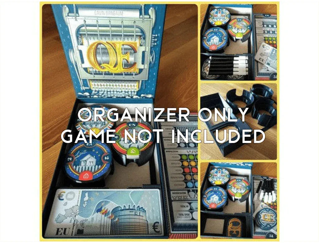 QE (Quantitative Easing) Board Game Insert / Organizer