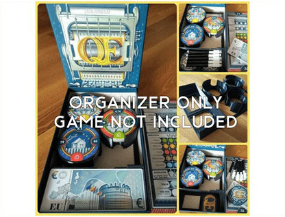 QE (Quantitative Easing) Board Game Insert / Organizer