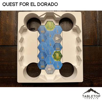 Quest for El Dorado (Lautapelit) Board Game Insert / Organizer