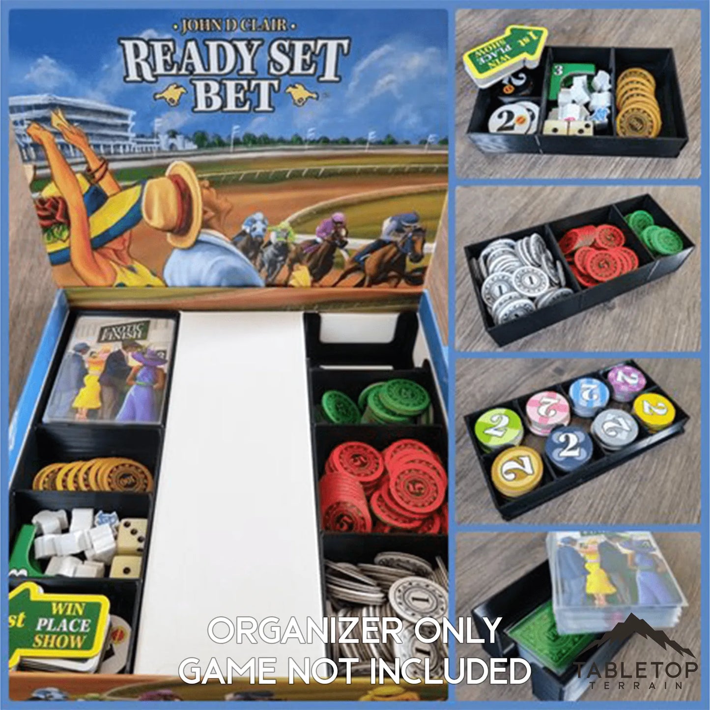 Ready Set Bet Board Game Insert / Organizer