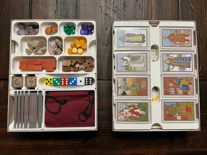 Red Cathedral with Contractors Expansion Board Game Insert / Organizer