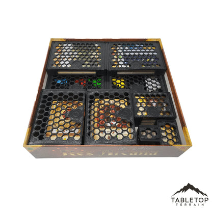 Res Arcana with Expansions 1+2 Board Game Insert / Organizer