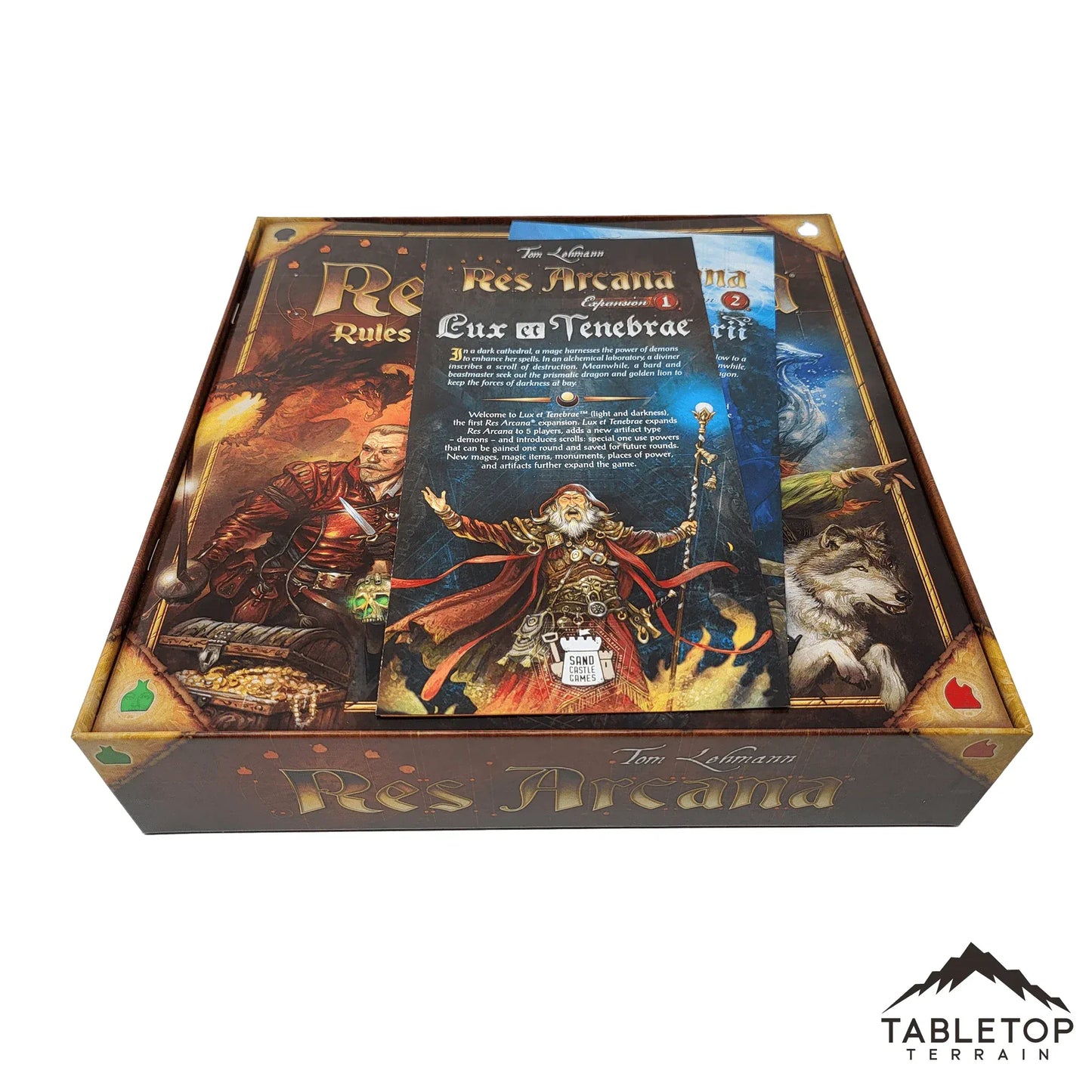 Res Arcana with Expansions 1+2 Board Game Insert / Organizer