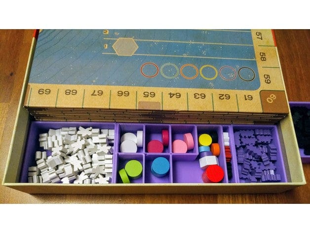 Ride The Rails with Expansion Board Game Insert / Organizer
