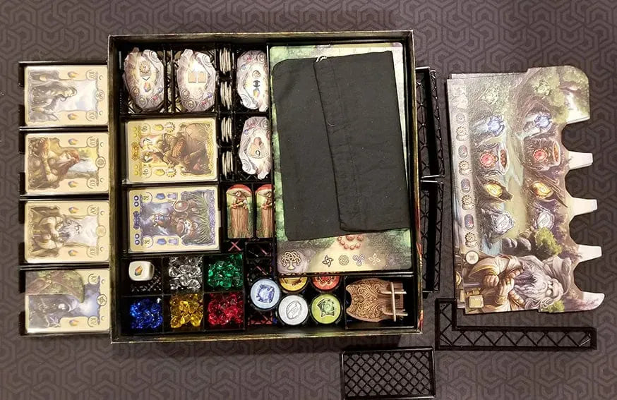 Rune Stones + Expansions Board Game Insert / Organizer