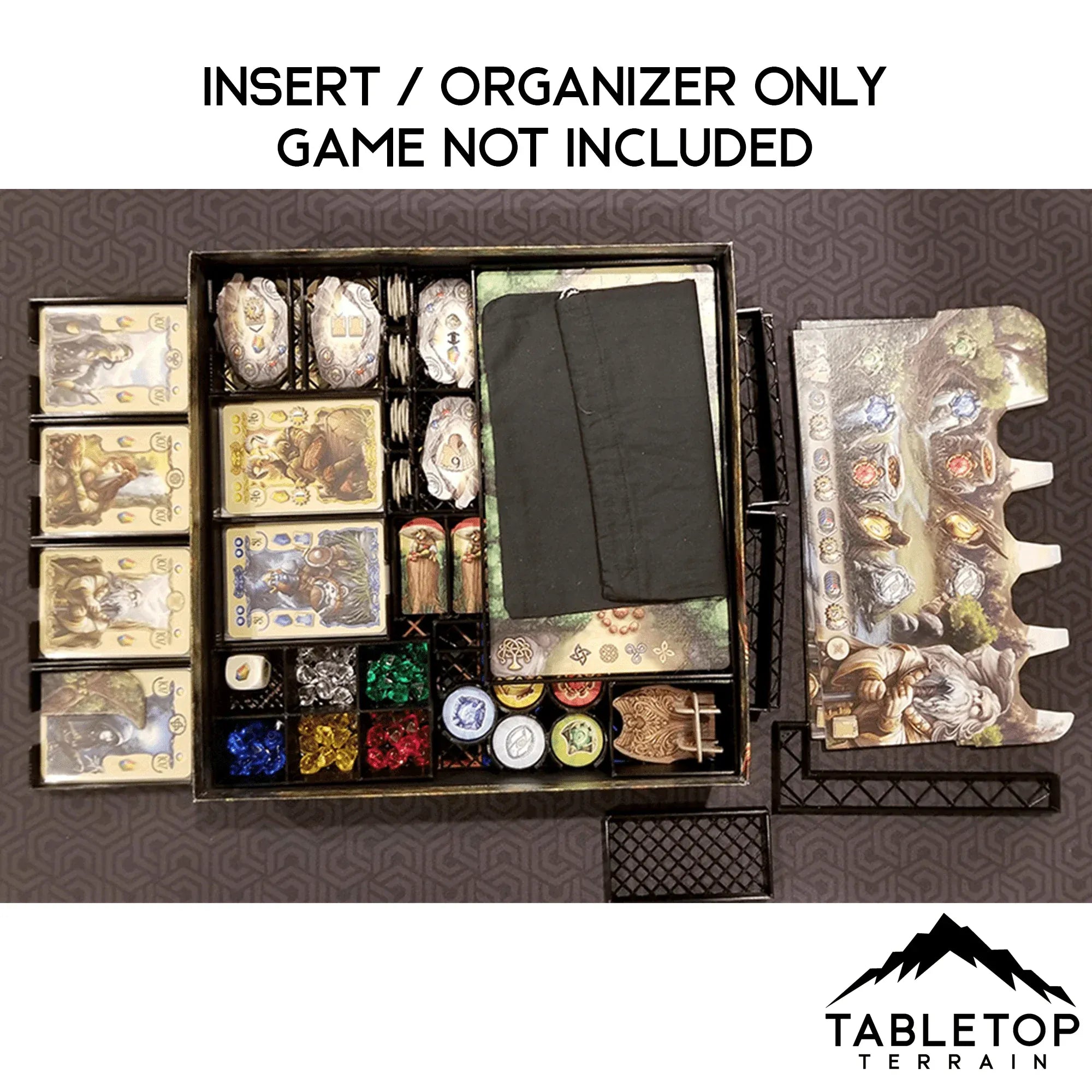 Rune Stones + Expansions Board Game Insert / Organizer