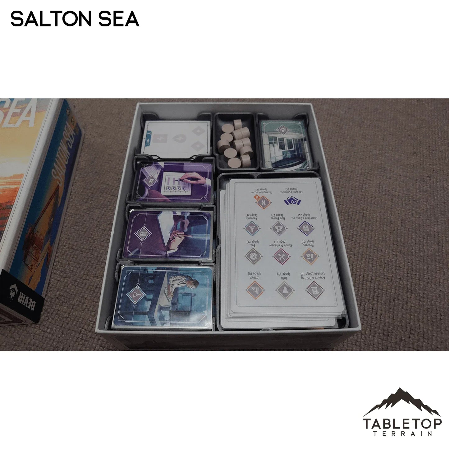 Salton Sea Board Game Insert / Organizer