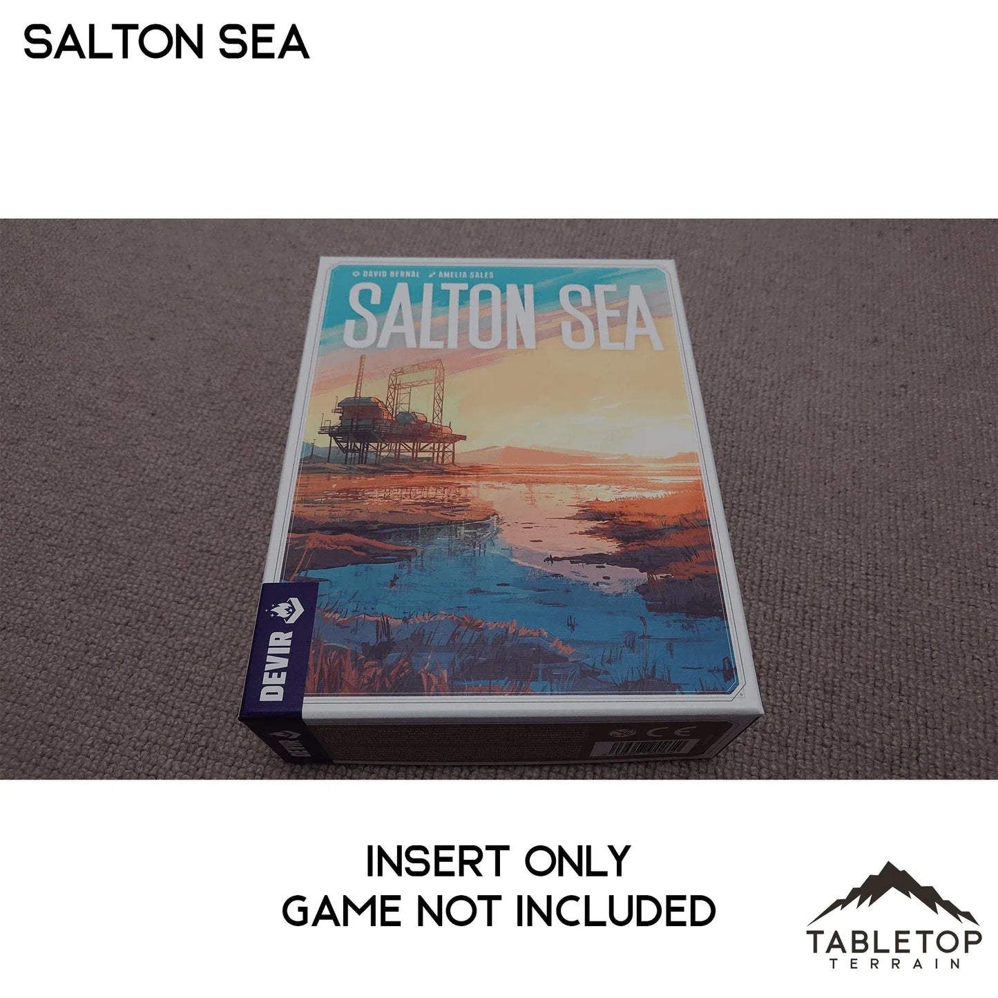 Salton Sea Board Game Insert / Organizer