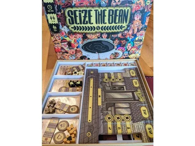 Seize the Bean Board Game Insert / Organizer Including Expansions