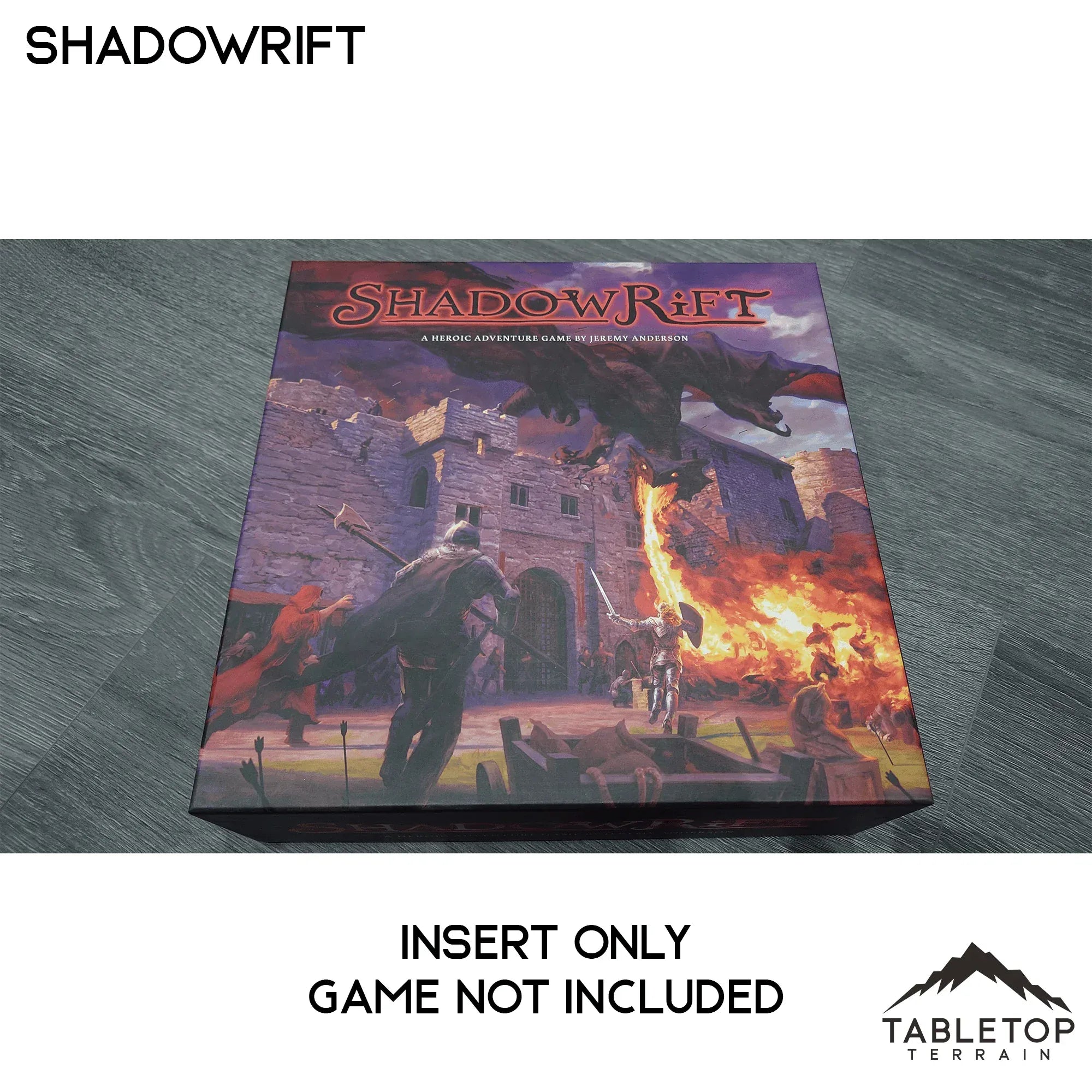 Shadowrift Board Game Insert / Organizer