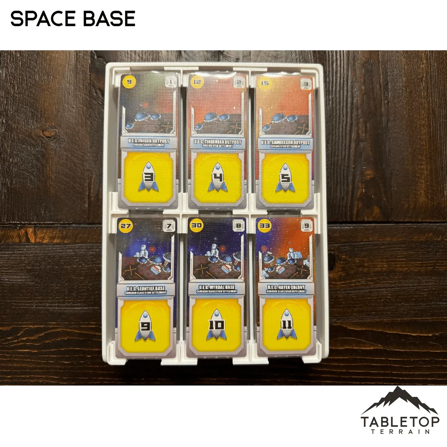 Space Base with Expansions (Genesis) Board Game Insert / Organizer