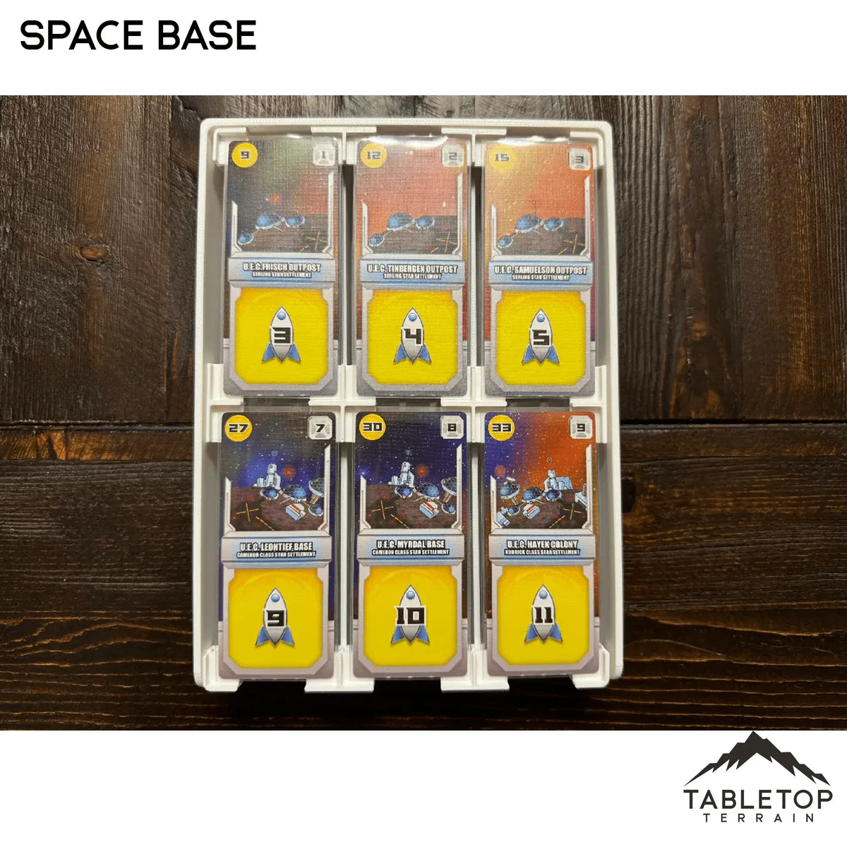 Space Base with Expansions (Genesis) Board Game Insert / Organizer