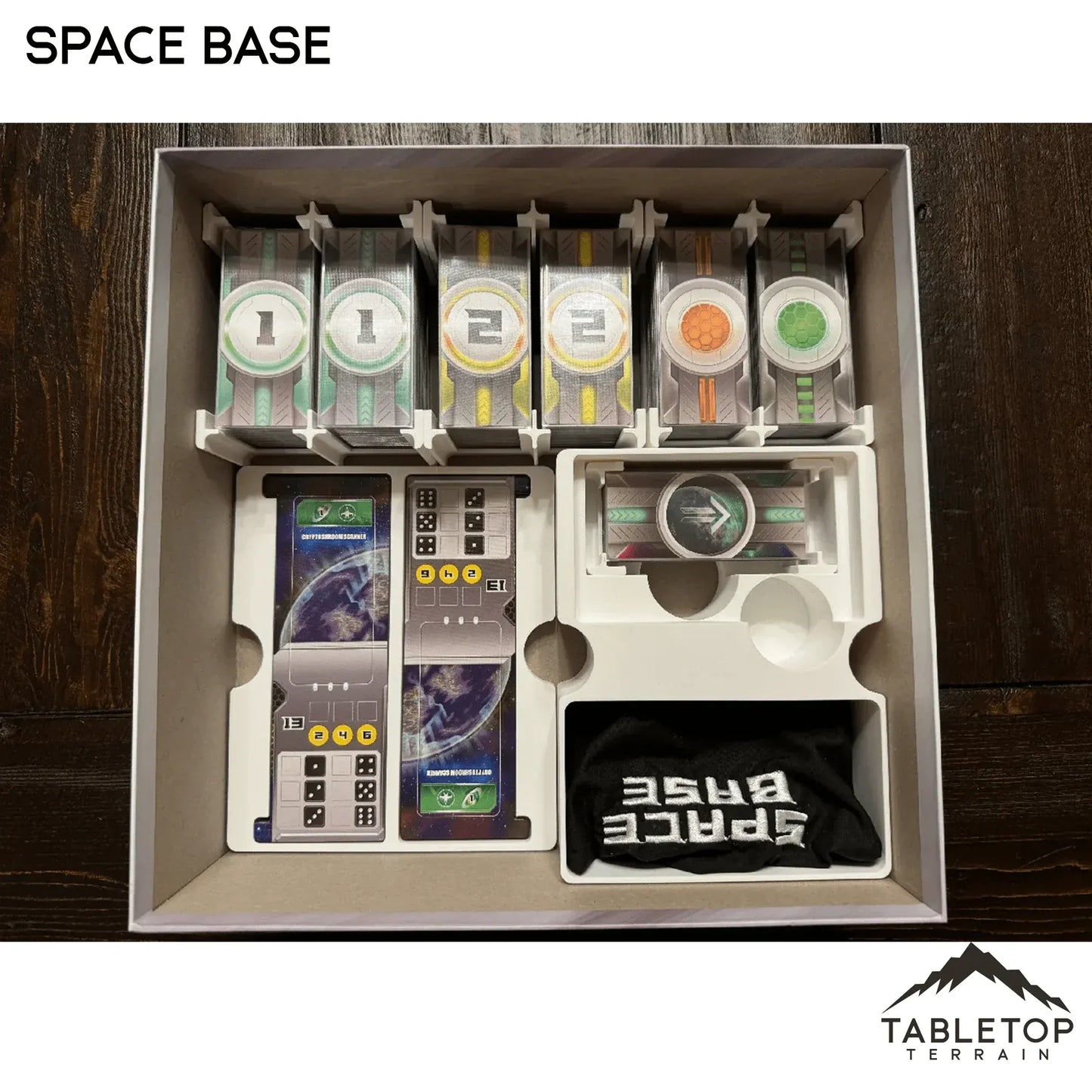 Space Base with Expansions (Genesis) Board Game Insert / Organizer