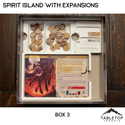 Spirit Island Organizer for Content Through Nature Incarnate Insert / Organizer