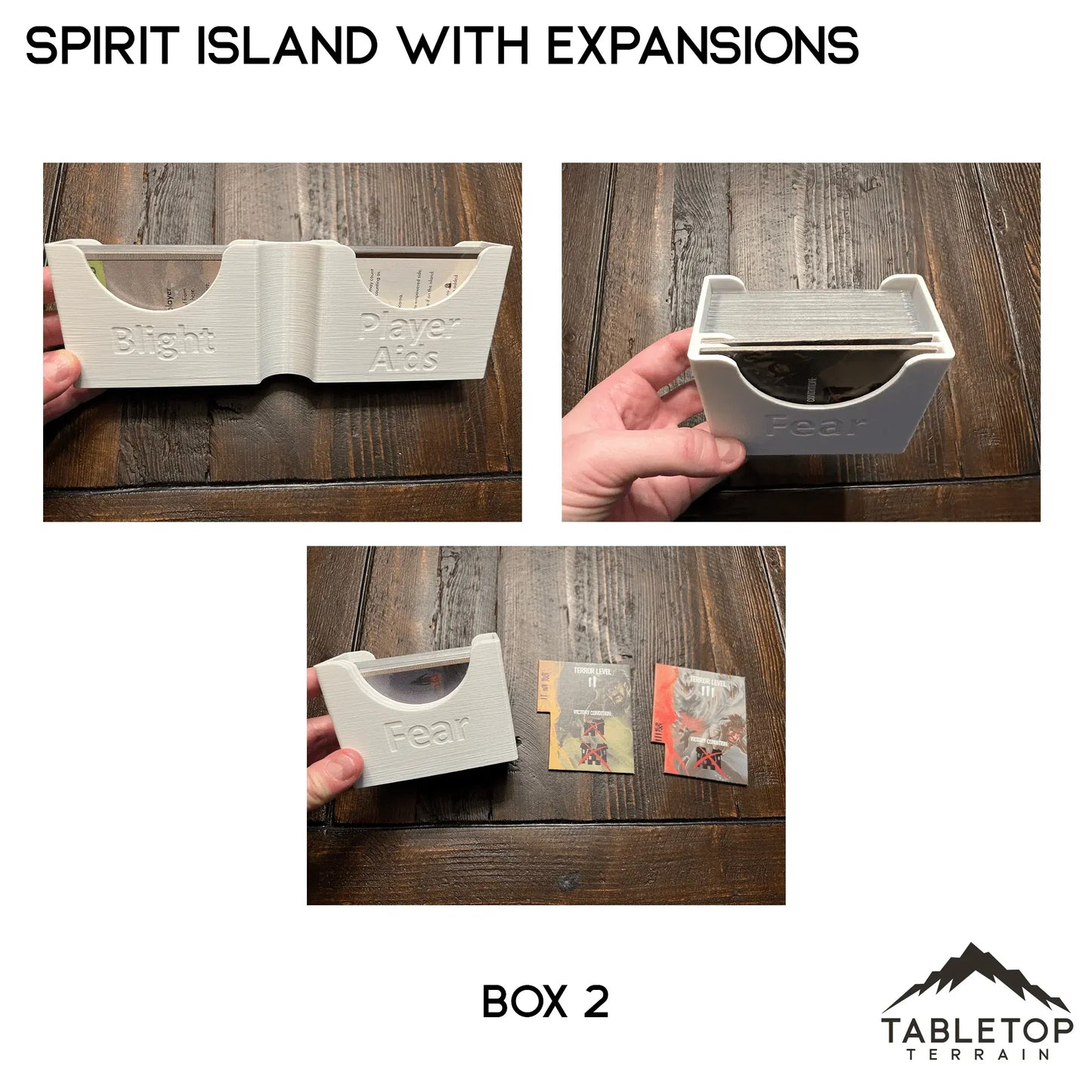Spirit Island Organizer for Content Through Nature Incarnate Insert / Organizer