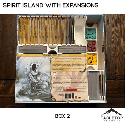 Spirit Island Organizer for Content Through Nature Incarnate Insert / Organizer