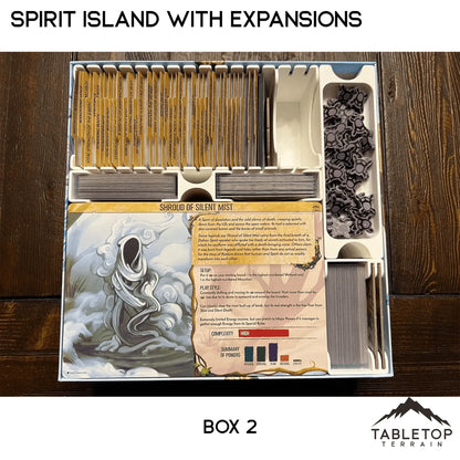 Spirit Island Organizer for Content Through Nature Incarnate Insert / Organizer