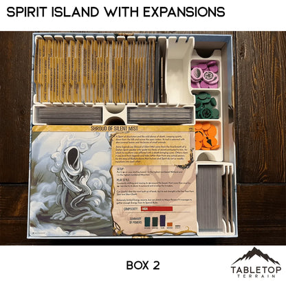 Spirit Island Organizer for Content Through Nature Incarnate Insert / Organizer