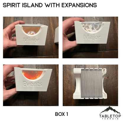 Spirit Island Organizer for Content Through Nature Incarnate Insert / Organizer