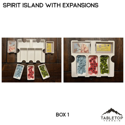 Spirit Island Organizer for Content Through Nature Incarnate Insert / Organizer