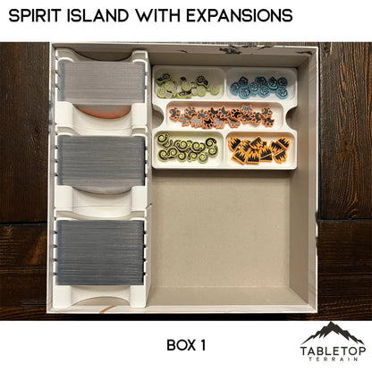 Spirit Island Organizer for Content Through Nature Incarnate Insert / Organizer