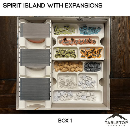 Spirit Island Organizer for Content Through Nature Incarnate Insert / Organizer