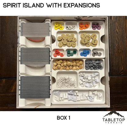 Spirit Island Organizer for Content Through Nature Incarnate Insert / Organizer