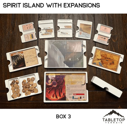 Spirit Island Organizer for Content Through Nature Incarnate Insert / Organizer