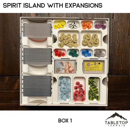 Spirit Island Organizer for Content Through Nature Incarnate Insert / Organizer