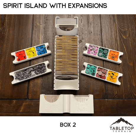 Spirit Island Organizer for Content Through Nature Incarnate Insert / Organizer