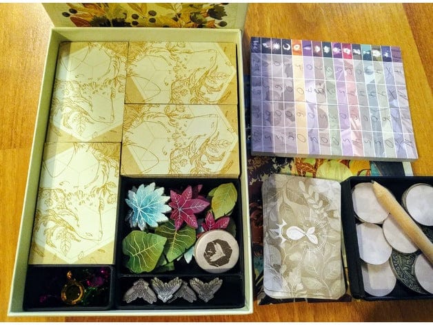 Spirits of the Forest with Moonlight Expansion Board Game Insert / Organizer