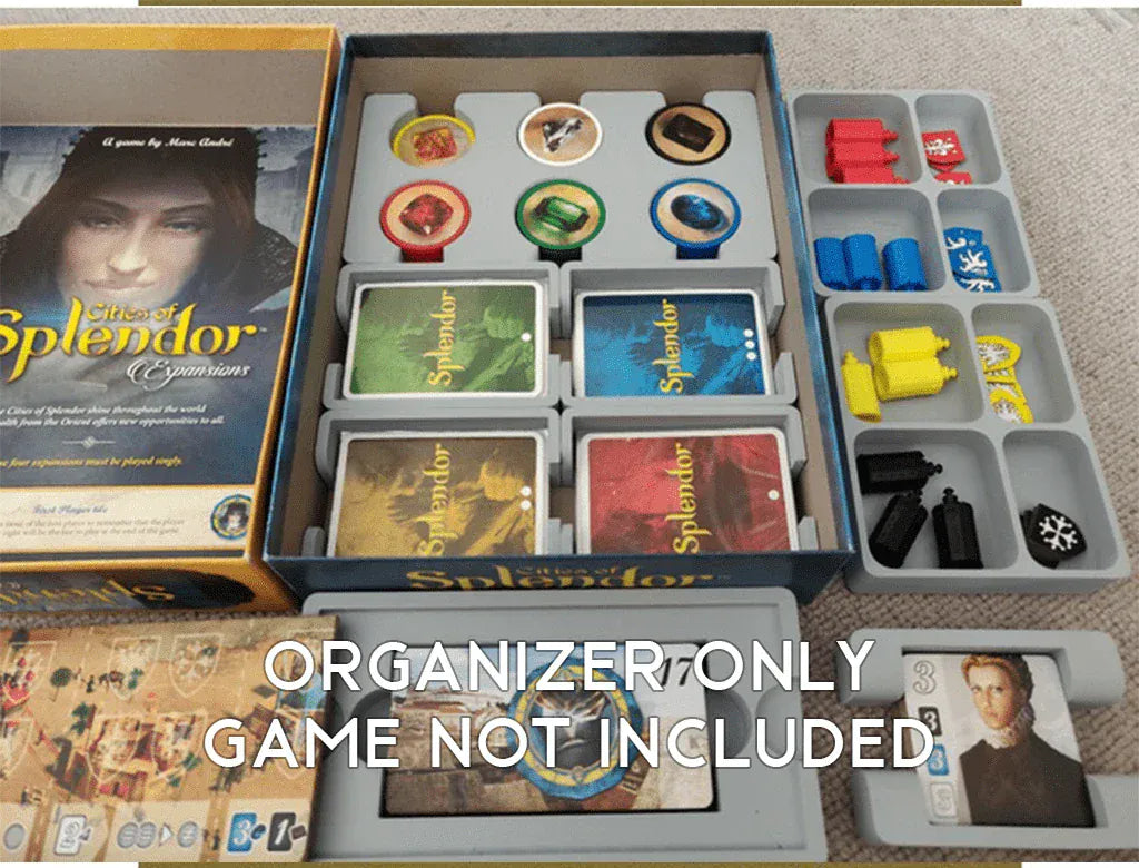 Splendor with Cities Board Game Insert / Organizer – Wargame Portal
