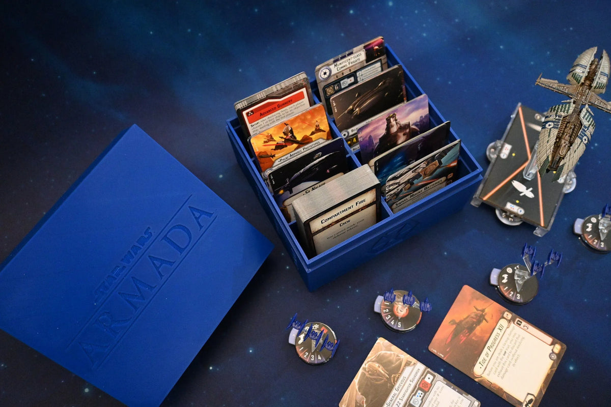 Star Wars Armada Card Storage Organizers with Magnetized Lids